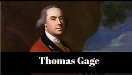 Brief Biographic:Thomas Gage