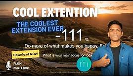 Experience the Coolest Extension with Momentum Chrome!