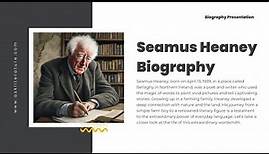 Seamus Heaney Biography: A Comprehensive Exploration