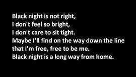 Deep Purple - Black Night (lyrics on screen)