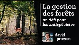 Conférence David Provost – La gestion des forêts, un défi pour les antispécistes