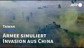 Taiwans Militär simuliert chinesische Invasion | AFP