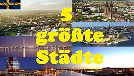 5 größte Städte - Schweden | Nordika