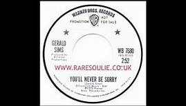Gerald Sims - You'll Never Be Sorry - Warner Brothers