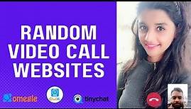 Video Call with Random Strangers Online: ChatKi, TinyChat, ChatRandom - Omegle Alternatives
