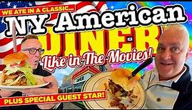 We ATE in a CLASSIC AMERICAN DINER in New York straight out of the MOVIES! (PLUS Special Guest Star)