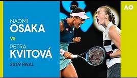 Naomi Osaka vs Petra Kvitova Full Match | Australian Open 2019 Final