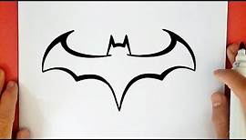 HOW TO DRAW THE BATMAN LOGO