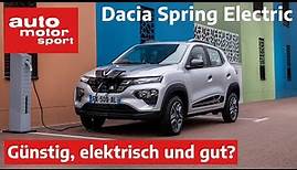 Dacia Spring ELECTRIC (2021): Der Discount-Stromer - Vorfahrt (Review) | auto motor und sport