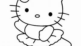 575 kostenlose Malvorlagen „Hello Kitty“ zum Ausdrucken