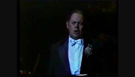 Hans Van Heerden singing "Cotigiani vil razza dannata" from Rigoletto by Verdi