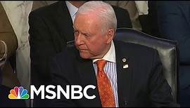 Senators Orrin Hatch & Sherrod Brown Get In Tax Reform Shouting Match | The 11th Hour | MSNBC