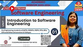 SE1: Introduction to Software Engineering | Definition | IEEE Definition of Software Engineering