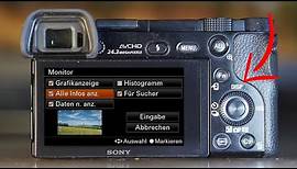 SONY ALPHA 6000 EINSTELLUNGEN | Die wichtigsten Einstellungen auf einen Blick