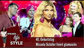 Micaela Schäfer glamouröse 40.Geburtstagsfeier