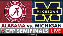 Alabama vs. Michigan Live Streaming Scoreboard, Play-By-Play, Highlights: 2024 CFP Semifinal On ESPN