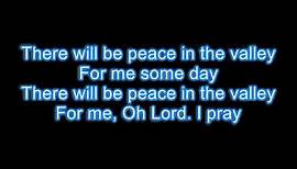 Randy Travis - Peace in the valley LYRICS