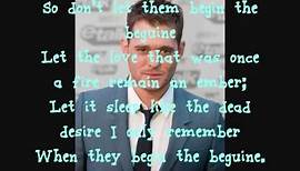 Michael Buble - Begin The Beguine - Lyrics