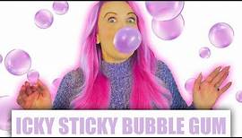 Bubblegum Song for Kids | Icky Sticky Bubble Gum Sing-a-long with hand motions and lyrics!
