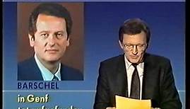 Tagesschau Spätausgabe 11.10.1987 (Fragment) Uwe Barschel