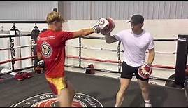 Sonny Greaves || Kickboxing Padwork || The Combat Academy Barnsley ||