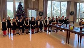 Second grade students visited the Motherhouse this afternoon to sing a song about Advent and some Christmas Carols to the Sisters. It was such a sweet way to share some holiday cheer with our favorite IHM Sisters! . . . #VMALS #Advent #Adventseason #secondgrade #ChristmasatVILLA #Christmasfun #IHMSisters | Villa Maria Academy Lower School