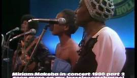 Miriam Makeba in concert 1980 part 2 ( solo Bongi Makeba )