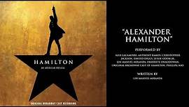 "Alexander Hamilton" from HAMILTON
