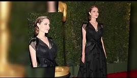 Angelina Jolie strahlt als ihr ein Wohltätigkeitspreis verliehen wurde - Splash News Deutschland