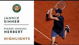 Jannik Sinner vs Pierre-Hugues Herbert - Round 1 Highlights I Roland-Garros 2021