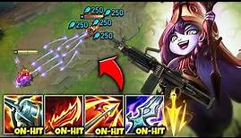 Lulu but I have a MACHINE GUN and I spray deadly auto attacks (FULL ON-HIT BUILD)