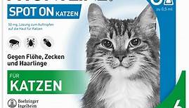 FRONTLINE® SPOT ON Katze gegen Zecken und Flöhe 6 St - Shop Apotheke