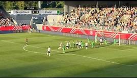 Frauenfussball WM Qualifikation Deutschland Irland 1 Halbzeit