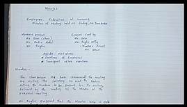 How to write a minutes of Meeting ? || Example of minutes of Meeting | Nifty's English