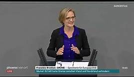 Franziska Brantner zur Regierungserklärung von Angela Merkel zum Europäischen Rat am 17.10.19