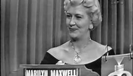 What's My Line? - Marilyn Maxwell (May 10, 1953)