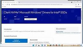 DOWNLOAD Intel Thunderbolt Controller Drivers for Windows 11/10