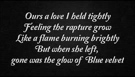 Bobby Vinton - Blue Velvet (Lyrics)