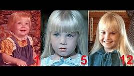Heather O'Rourke from 1 to 12 years old