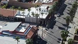 Downtown Palm Springs Drone View [4K HD]