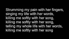 Frank Sinatra - Killing me softly with lyrics