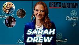 Sarah Drew talks about Japril's wedding, her relationship with Jesse Williams and Grey's Anatomy