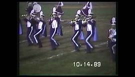 Allegany High School Marching Band 1989 Field Show - 10/14/1989