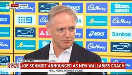 Joe Schmidt speaks after being announced as new Wallabies coach