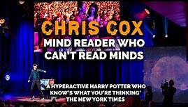 Chris Cox Celebrity Mind Reader Showreel. Broadway, West End and BBC TV Star.