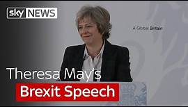 Theresa May's Brexit speech in full
