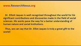 Elliott Jaques | The story of a master theorist