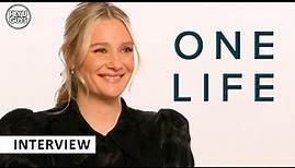 Romola Garai on One Life, the responsibility of her role, being a happy actor & directing more films