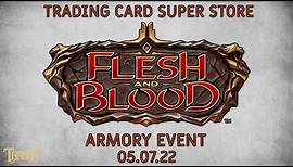 Flesh and Blood deutsch | Armory Event Stream 05.07. | Trader | Trading Card Super Store | Meta Duel