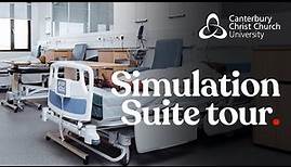 Simulation Suite tour at Canterbury Christ Church University